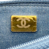シャネル CHANEL ココボールマトラッセ チェーンウォレット AP1450 ブルー ゴールド金具 デニム レディース ショルダーバッグ