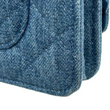 シャネル CHANEL ココボールマトラッセ チェーンウォレット AP1450 ブルー ゴールド金具 デニム レディース ショルダーバッグ