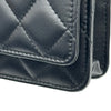 シャネル CHANEL ハートロックチェーンウォレット AP3285 ブラック ゴールド金具 ラムスキン レディース ショルダーバッグ