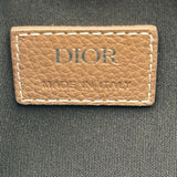 クリスチャン・ディオール Christian Dior サドルボディバッグ グレージュ系 グインカーフスキン メンズ ショルダーバッグ