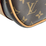 ルイ・ヴィトン LOUIS VUITTON ポワット・シャポース・スープスPM M45149 ブラウン モノグラムキャンバス レディース ショルダーバッグ