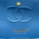 シャネル CHANEL Vステッチマトラッセ23 A01113 27番台 ブルー ゴールド金具 キャビアスキン レディース ショルダーバッグ