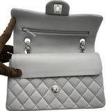 シャネル CHANEL マトラッセ23 A01113 グレー シルバー金具 ラムスキン レディース ショルダーバッグ