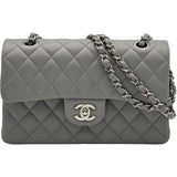 シャネル CHANEL マトラッセ23 A01113 グレー シルバー金具 ラムスキン レディース ショルダーバッグ