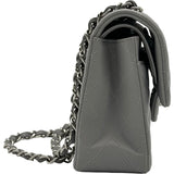 シャネル CHANEL マトラッセ23 A01113 グレー シルバー金具 ラムスキン レディース ショルダーバッグ