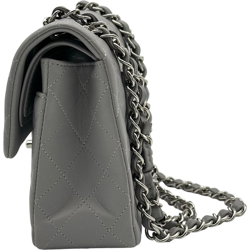 シャネル CHANEL マトラッセ23 A01113 グレー シルバー金具 ラムスキン