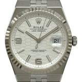 ロレックス ROLEX ランドドゥエラー 40 ハニカムモチーフ 127334 シルバー ホワイトゴールド/ステンレススチール 自動巻き メンズ 腕時計