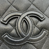 シャネル CHANEL マトラッセミニカメラバッグ ブラック ゴールド金具 キャビアスキン レディース ショルダーバッグ