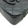シャネル CHANEL マトラッセミニカメラバッグ ブラック ゴールド金具 キャビアスキン レディース ショルダーバッグ