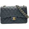 シャネル CHANEL デカマトラッセ30 A58600 18番台 ブラック ゴールド金具 キャビアスキン レディース ショルダーバッグ