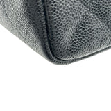 シャネル CHANEL デカマトラッセ30 A58600 18番台 ブラック ゴールド金具 キャビアスキン レディース ショルダーバッグ