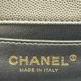 シャネル CHANEL ボーイシャネル A67086 ブラック ゴールド金具 キャビアスキン レディース ショルダーバッグ