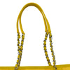 シャネル CHANEL ドーヴィルトートPM A66939 31番台 イエロー シルバー金具 キャンバス レディース トートバッグ