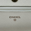 シャネル CHANEL マトラッセチェーンウォレット AP0250 ホワイト ゴールド金具 キャビアスキン レディース ショルダーバッグ