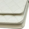 シャネル CHANEL マトラッセチェーンウォレット AP0250 ホワイト ゴールド金具 キャビアスキン レディース ショルダーバッグ