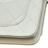 シャネル CHANEL マトラッセチェーンウォレット AP0250 ホワイト ゴールド金具 キャビアスキン レディース ショルダーバッグ