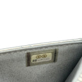 シャネル CHANEL ココロック チェーンウォレット A80766 22番台 シルバー シルバー金具 エナメル レディース ショルダーバッグ