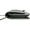 シャネル CHANEL ココロック チェーンウォレット A80766 22番台 シルバー シルバー金具 エナメル レディース ショルダーバッグ