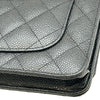 シャネル CHANEL マトラッセチェーンウォレット AP0250 ブラック シルバー金具 キャビアスキン レディース ショルダーバッグ