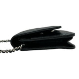 シャネル CHANEL マトラッセチェーンウォレット AP0250 ブラック シルバー金具 キャビアスキン レディース ショルダーバッグ