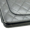 シャネル CHANEL マトラッセチェーンウォレット AP0250 ブラック シルバー金具 キャビアスキン レディース ショルダーバッグ