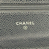シャネル CHANEL マトラッセチェーンウォレット AP0250 ブラック シルバー金具 キャビアスキン レディース ショルダーバッグ