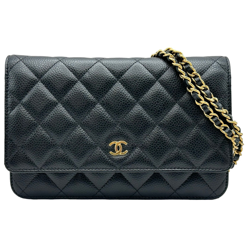 シャネル CHANEL マトラッセチェーンウォレット AP0250 ブラック