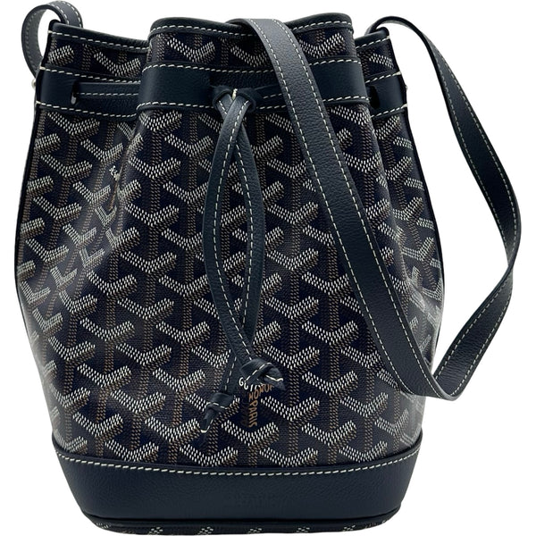 ゴヤール GOYARD プティフロバケット ネイビー ゴヤールディン