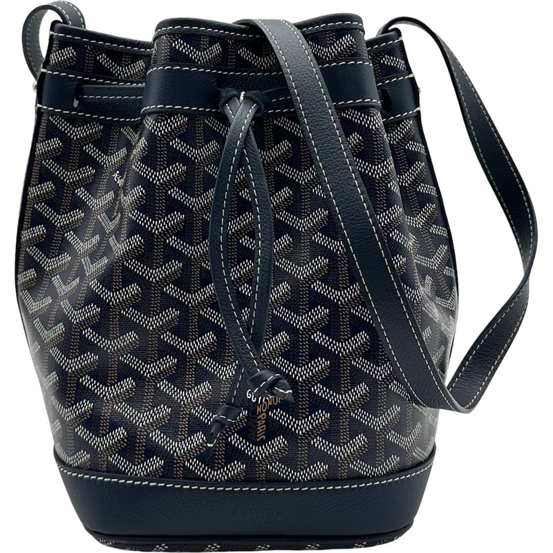 ゴヤール GOYARD プティフロバケット ネイビー ゴヤールディン