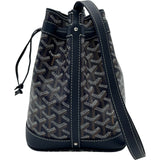ゴヤール GOYARD プティフロバケット ネイビー ゴヤールディンキャンバス レディース ショルダーバッグ
