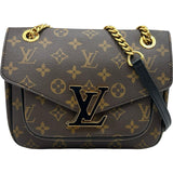 ルイ・ヴィトン LOUIS VUITTON パッシー M45592 ブラウン モノグラムキャンバス レディース ショルダーバッグ