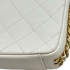 シャネル CHANEL マトラッセ ショルダーバッグ ホワイト ゴールド金具 キャビアスキン レディース ショルダーバッグ