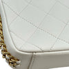 シャネル CHANEL マトラッセ ショルダーバッグ ホワイト ゴールド金具 キャビアスキン レディース ショルダーバッグ