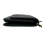 シャネル CHANEL マトラッセチェーンウォレット AP4171 ブラック ゴールド金具 キャビアスキン レディース ショルダーバッグ
