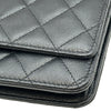シャネル CHANEL マトラッセチェーンウォレット AP4171 ブラック ゴールド金具 キャビアスキン レディース ショルダーバッグ