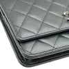 シャネル CHANEL マトラッセチェーンウォレット AP4171 ブラック ゴールド金具 キャビアスキン レディース ショルダーバッグ