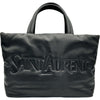 サンローラン SAINT LAURENT ワイドロゴトートバッグ 756269 ブラック ナッパレザー レディース トートバッグ