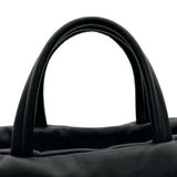 サンローラン SAINT LAURENT ワイドロゴトートバッグ 756269 ブラック ナッパレザー レディース トートバッグ