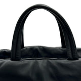 サンローラン SAINT LAURENT ワイドロゴトートバッグ 756269 ブラック ナッパレザー レディース トートバッグ