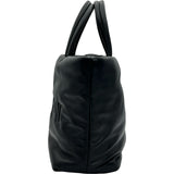 サンローラン SAINT LAURENT ワイドロゴトートバッグ 756269 ブラック ナッパレザー レディース トートバッグ
