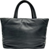 サンローラン SAINT LAURENT ワイドロゴトートバッグ 756269 ブラック ナッパレザー レディース トートバッグ