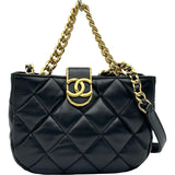 シャネル CHANEL マトラッセ チェーンショルダーバッグ AS3475 ブラック ゴールド金具 ラムスキン レディース ショルダーバッグ
