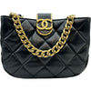 シャネル CHANEL マトラッセ チェーンショルダーバッグ AS3475 ブラック ゴールド金具 ラムスキン レディース ショルダーバッグ
