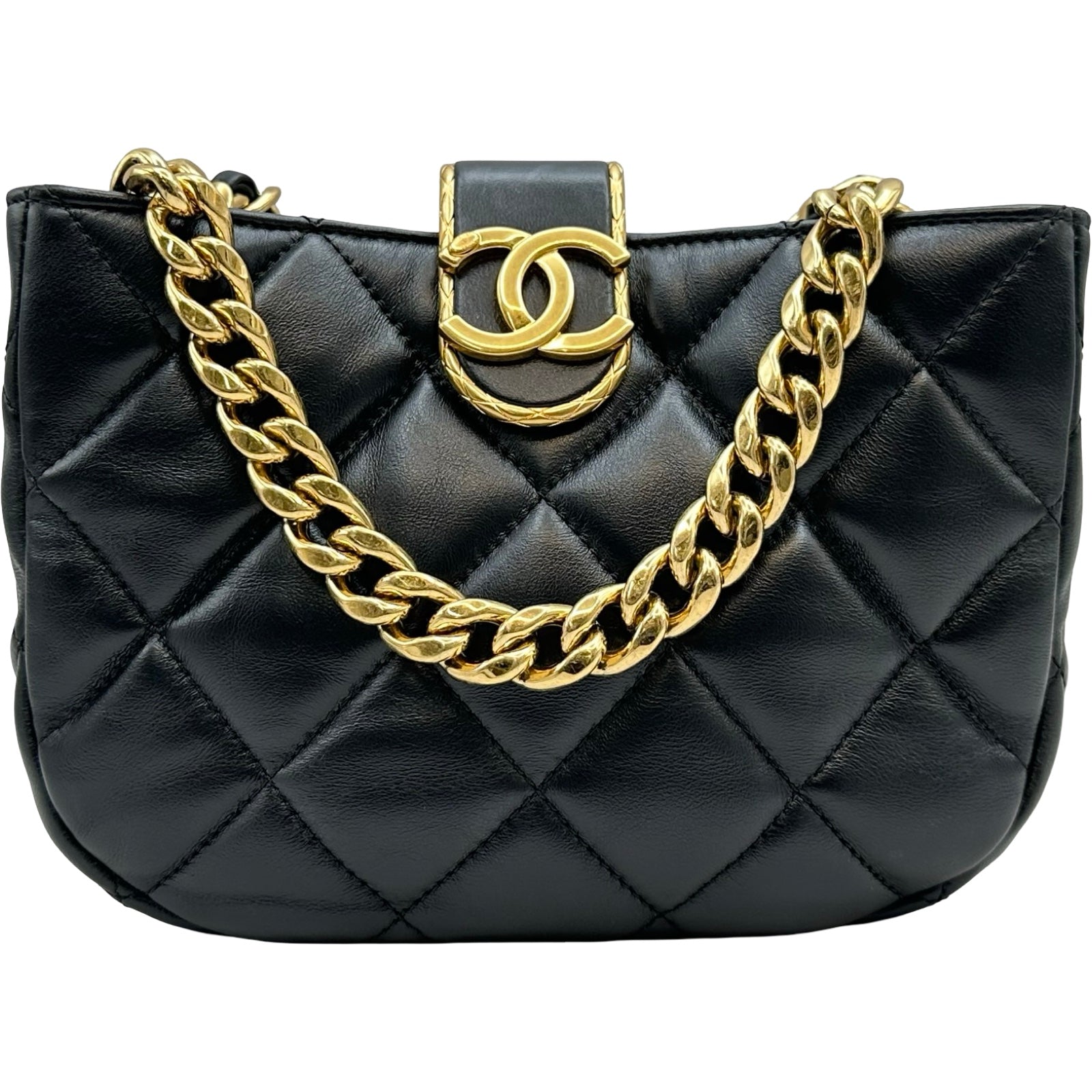 シャネル 黒 マトラッセ ショルダーバッグ シャネル CHANEL マトラッセ チェーンショルダーバッグ AS3475