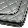 シャネル CHANEL マトラッセチェーンウォレット AP0250 ブラック ゴールド金具 キャビアスキン レディース ショルダーバッグ
