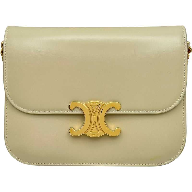 セリーヌ CELINE ティーントリオンフ チェーンショルダーバッグ ソフト