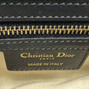 クリスチャン・ディオール Christian Dior オブリークサドルバッグ ネイビー ゴールド金具 キャンバス レディース ショルダーバッグ