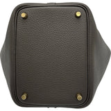 エルメス HERMES ピコタンロックPM G刻印 エベンヌ ゴールド金具 トリヨン レディース トートバッグ