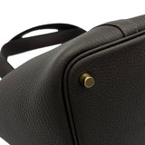 エルメス HERMES ピコタンロックPM G刻印 エベンヌ ゴールド金具 トリヨン レディース トートバッグ