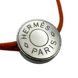 エルメス HERMES セリエコードブレス オレンジ メタル アクセサリー